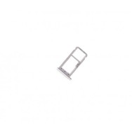 Tiroir SIM + SD pour Huawei Y6 Pro (2017) Argent