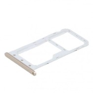 Tiroir SIM + SD pour Huawei Y6 Pro (2017) Or