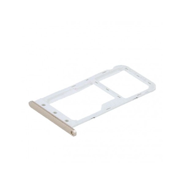 Tiroir SIM + SD pour Huawei Y6 Pro (2017) Or