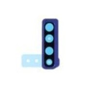 Lentille caméra arrière + contour Samsung Galaxy A9 2018 (A920F) Bleu