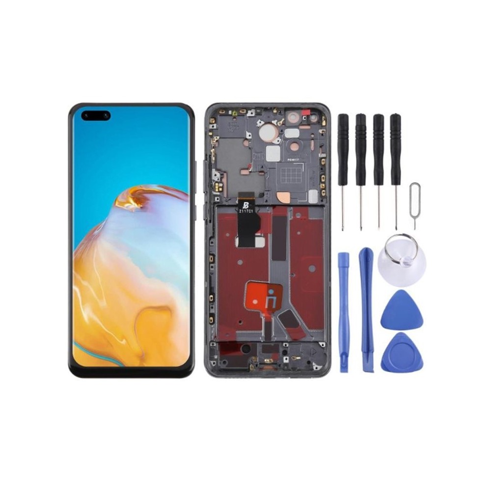Écran Huawei P40 Noir LCD sur châssis
