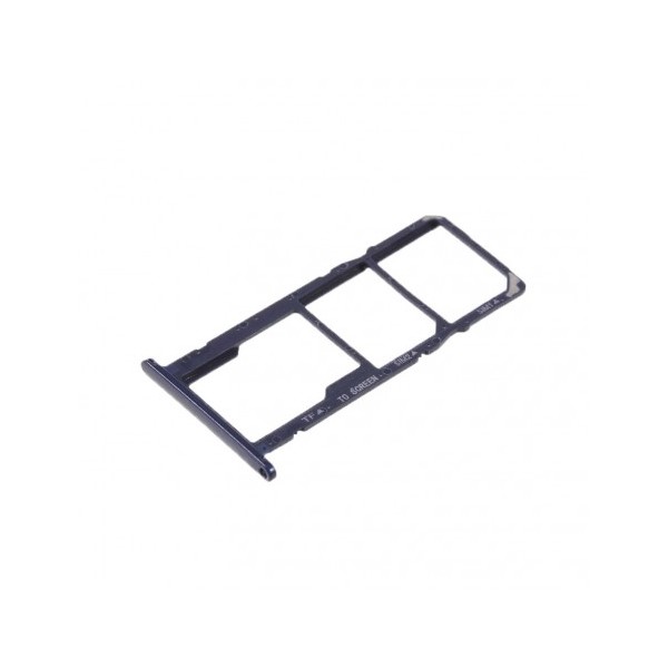 Double Tiroir SIM + SD pour Huawei Y5 (2018) Bleu
