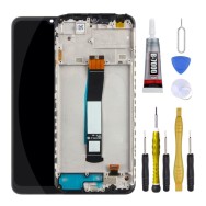 Écran Xiaomi Redmi 10C/Poco C40 Noir LCD sur châssis