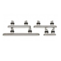Pack bouton latéral Power Volume Mute iPhone 15 Pro/15 Pro Max Titanium 4pcs in one set Blanc