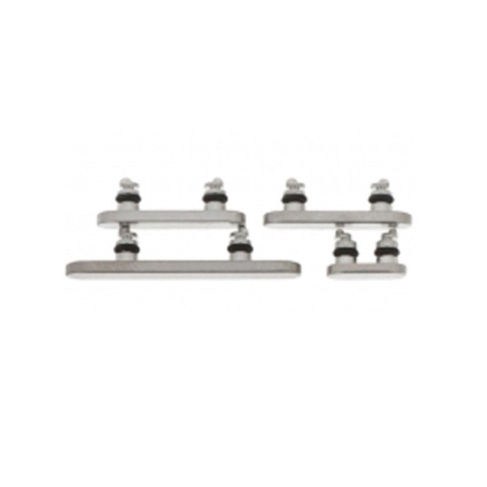 Pack bouton latéral Power Volume Mute iPhone 15 Pro/15 Pro Max Titanium 4pcs in one set Blanc