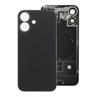 Vitre arrière iPhone 16 Noir NFC avec support