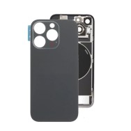 Vitre arrière iPhone 16 Pro Noir NFC avec support