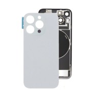 Vitre arrière iPhone 16 Pro Blanc NFC avec support