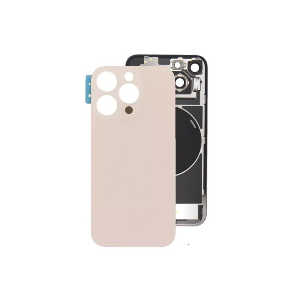 Vitre arrière iPhone 16 Pro Max Desert NFC avec support