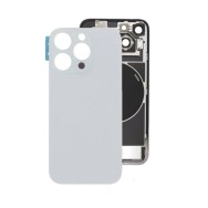 Vitre arrière iPhone 16 Pro Max Blanc NFC avec support