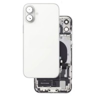Vitre arrière iPhone 16 Plus Blanc NFC avec support