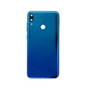 Vitre arrière Huawei Y7 2019 Y7 Prime 2019 Bleu avec lentille caméra
