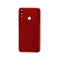 Vitre arrière Huawei Y7 2019 Y7 Prime 2019 Rouge avec lentille caméra