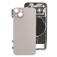 Vitre arrière iPhone 15 Plus Rose NFC avec support
