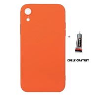 Vitre arrière iPhone XR Orange