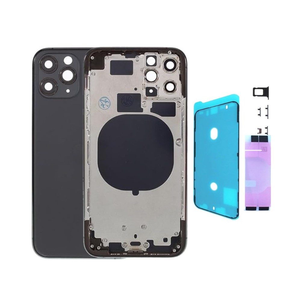 Châssis iPhone 11 Pro Noir Nu
