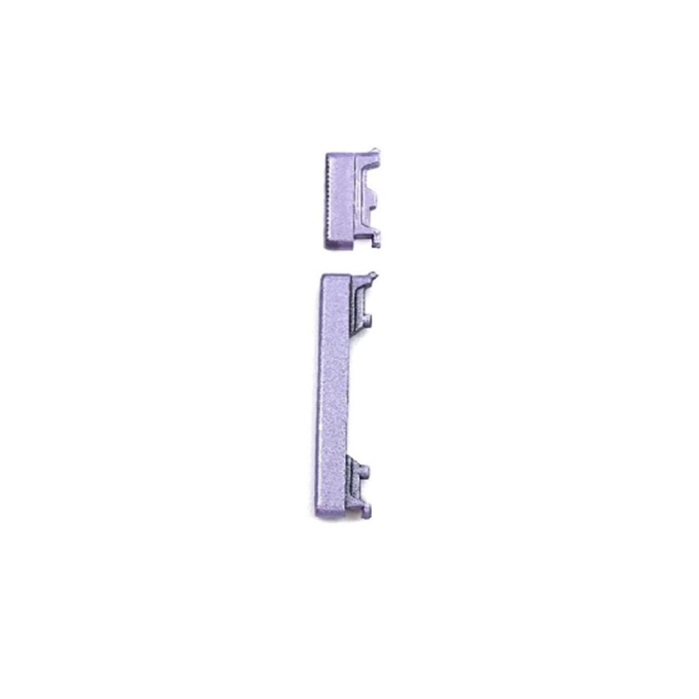 Touche latérales pour Motorola Moto G7 Power Violet 2 pièces