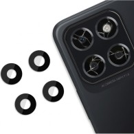 Lentille Caméra Arrière PREMIUM pour Honor X8 - Noir (4pcs)