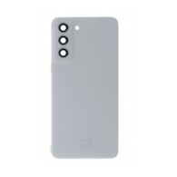 Vitre arrière Samsung Galaxy S21 FE 5G G990 Blanc avec lentille caméra