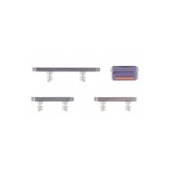 Pack bouton latéral Power Volume Mute (silencieux) iPhone 14 Pro/14 Pro Max 4pcs in one set Violet