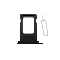 Tiroir carte sim avec anneau en caoutchou étanche iPhone 8/SE 2020/SE 2022 Simple sim Noir