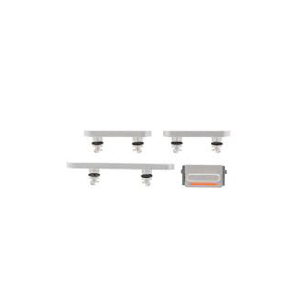 Power Volume Mute Buttons Keys Side Buttons for iPhone 13 6.1"/13 Mini 5.4" White 4pcs in one set