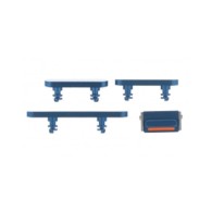 Pack bouton latéral Power Volume Mute (silencieux) iPhone 13 6.1"/13 Mini 5.4" 4pcs in one set Bleu
