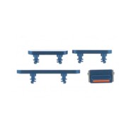Pack bouton latéral Power Volume Mute (silencieux) iPhone 13 6.1"/13 Mini 5.4" 4pcs in one set Bleu