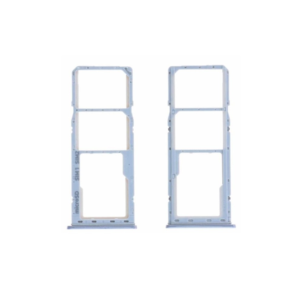Tiroir double SIM + micro SD Samsung Galaxy A30s / A50s Blanc