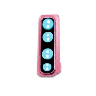 Lentille caméra arrière + contour Samsung Galaxy A9 2018 (A920F) Rose