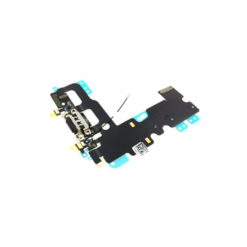 Connecteur de charge + Micro + Antenne GSM iPhone 7 Noir