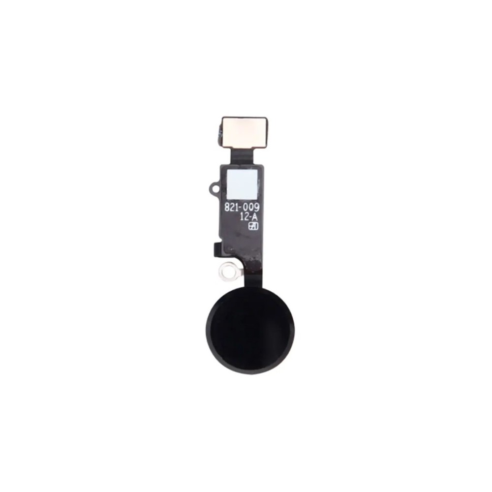 Nappe bouton home factice iPhone 7 Noir
