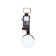Nappe bouton home factice iPhone 7 Blanc