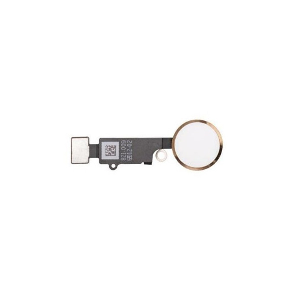 Nappe bouton home factice iPhone 7 /Gold Or