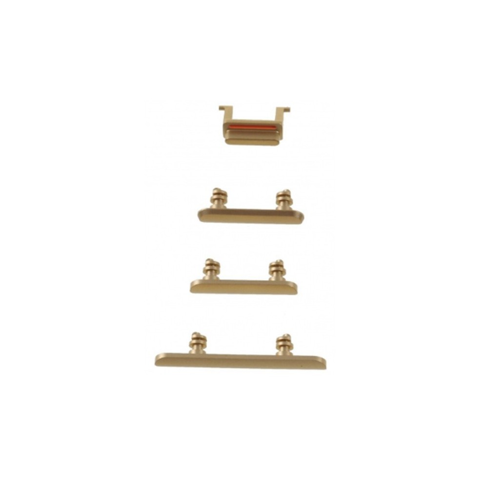 Pack Bouton power + volume + vibreur iPhone Xr /Gold Or
