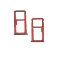 Tiroir SIM + SD Honor 7X Rouge