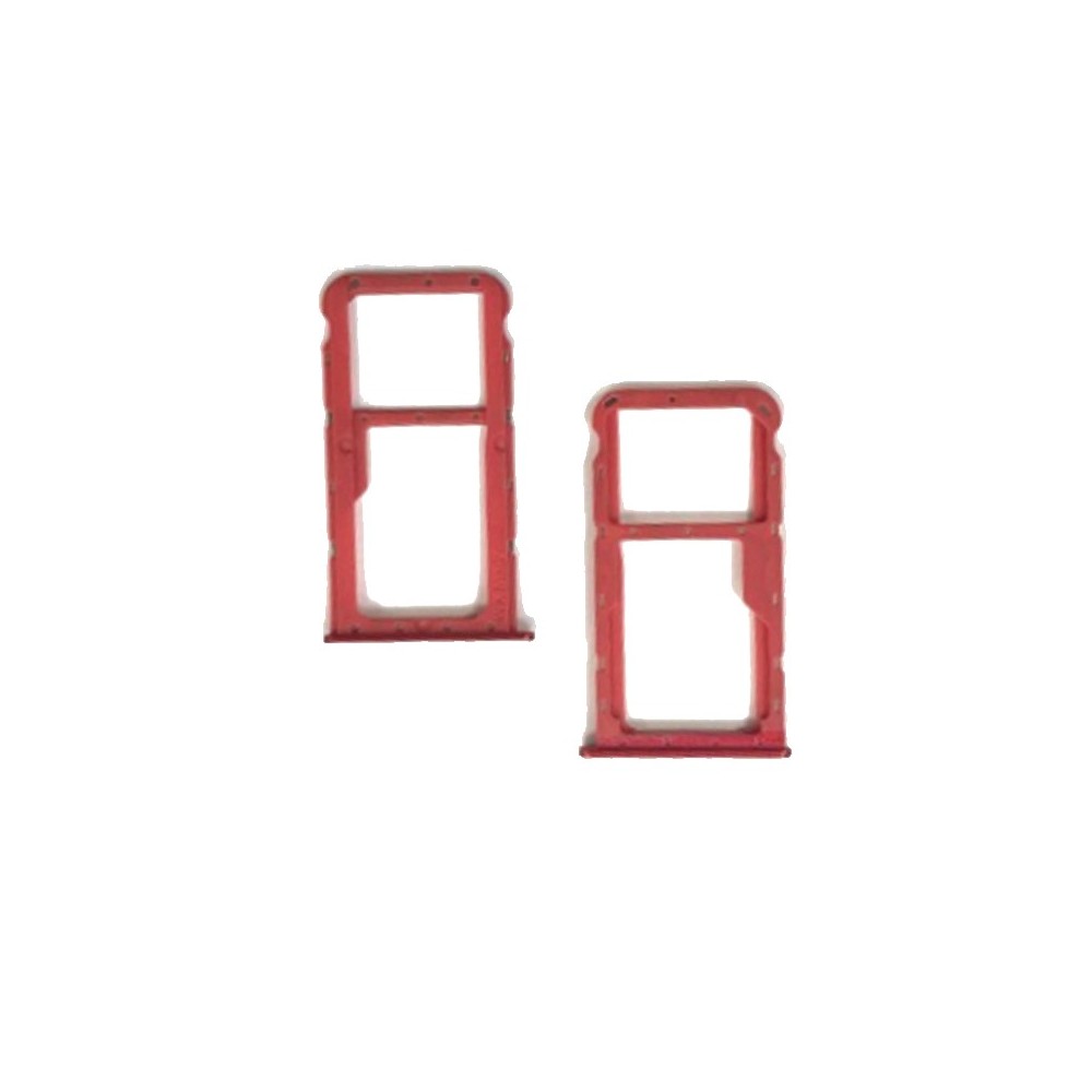 Tiroir SIM + SD Honor 7X Rouge
