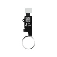 Bouton Home Assemblé avec Nappe iPhone SE / Argent Silver