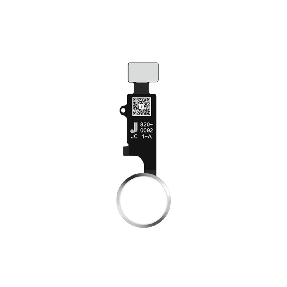 Bouton Home Assemblé avec Nappe iPhone SE / Argent Silver