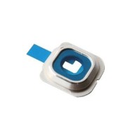 Lentille en Verre avec Contour Blanc Caméra Samsung Galaxy S6 Edge G925F