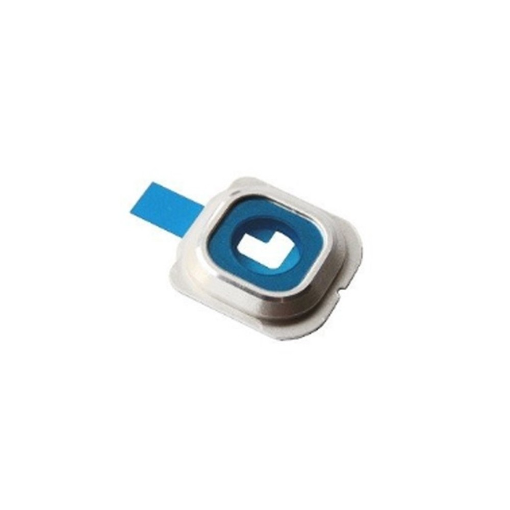 Lentille en Verre avec Contour Blanc Caméra Samsung Galaxy S6 Edge G925F
