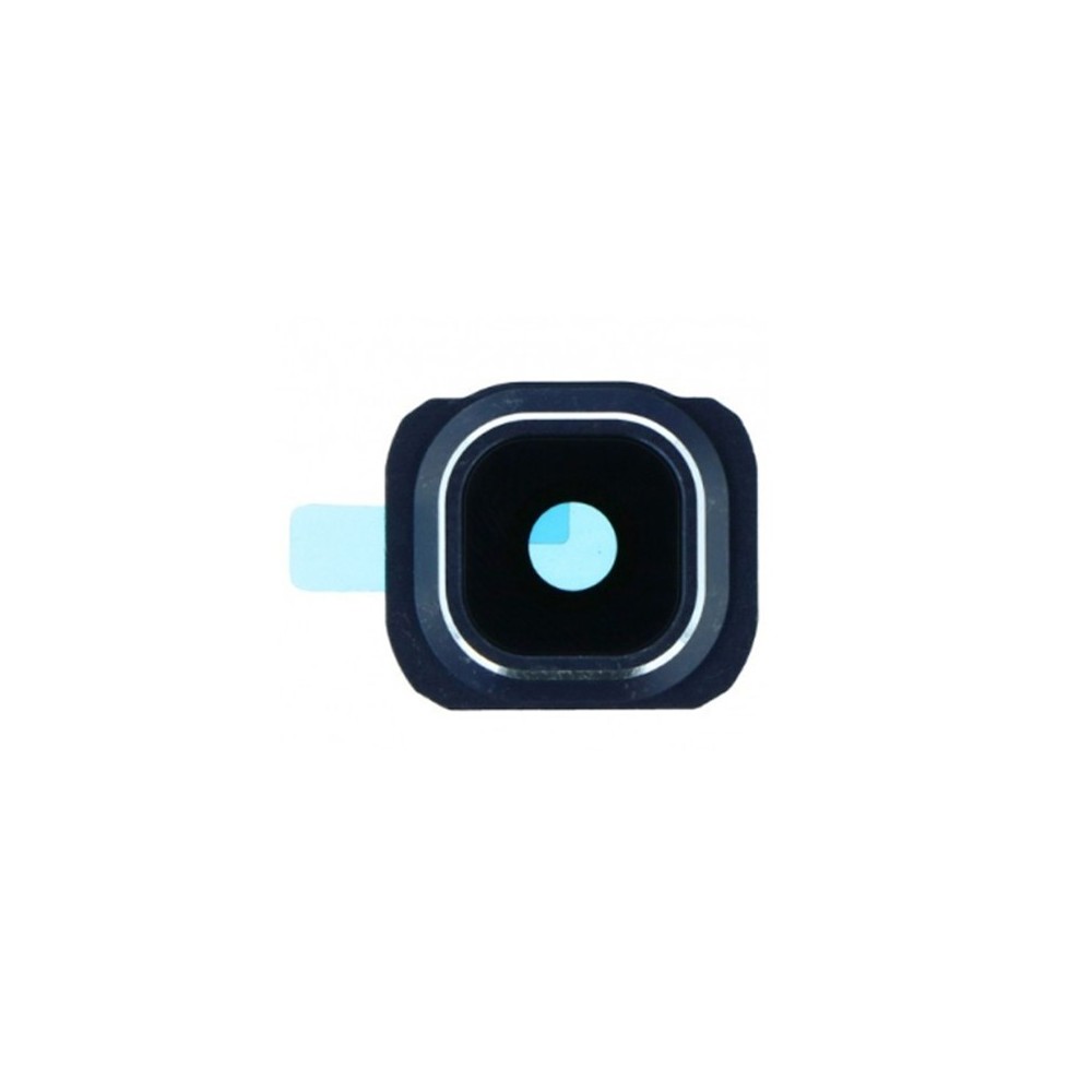 Lentille Caméra Arrière en Verre avec Contour Bleu Samsung Galaxy S6 Edge G925F