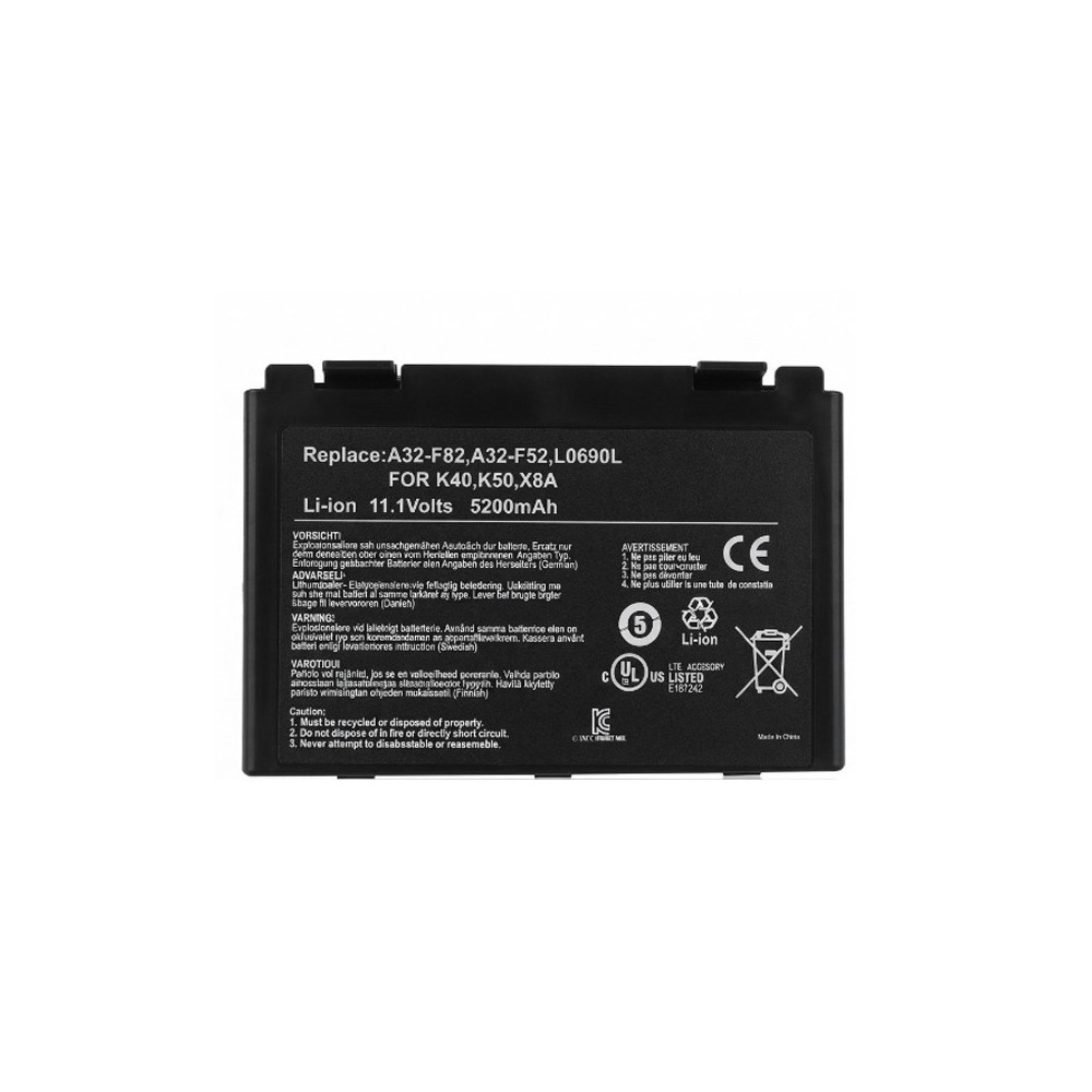 5200mah Batterie Asus K40IJ K40IN K50ij K50IN K70IC K70IJ A32-F82 L0A2016