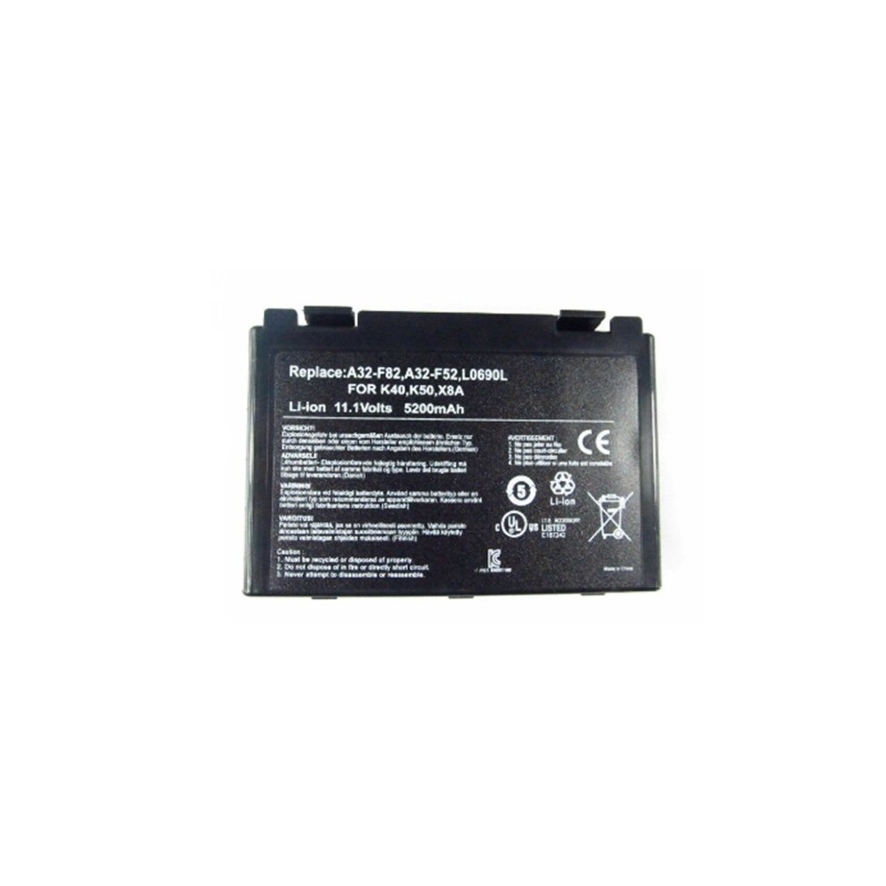 A32-F82 A32-F52 Batterie Asus K70IJ K70IO K40AD K40AF K50iP K61iC X5DI