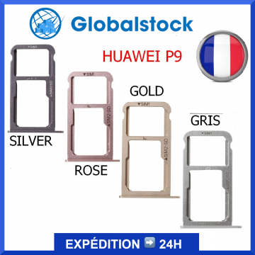 Tiroir SIM HUAWEI P9 /GREY Gris - Envoi gratuit 24h