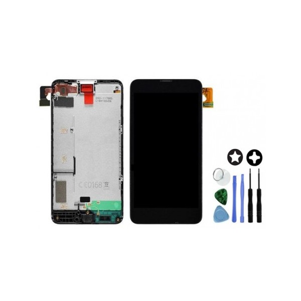 Ecran + vitre tactile sur Châssis pour Nokia Lumia 630/635 OEM