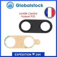 Lentille en Verre avec Adhésif pour Caméra Arrière Appareil Photo pour Huawei P20