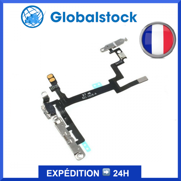 Nappe Bouton Volume Power ON / OFF Vibreur pour iPhone 5