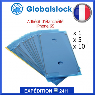 Joint d'étanchéité pour vitre écran pour iPhone 6S ADHESIF X10 Colle Waterproof NOIR / BLANC