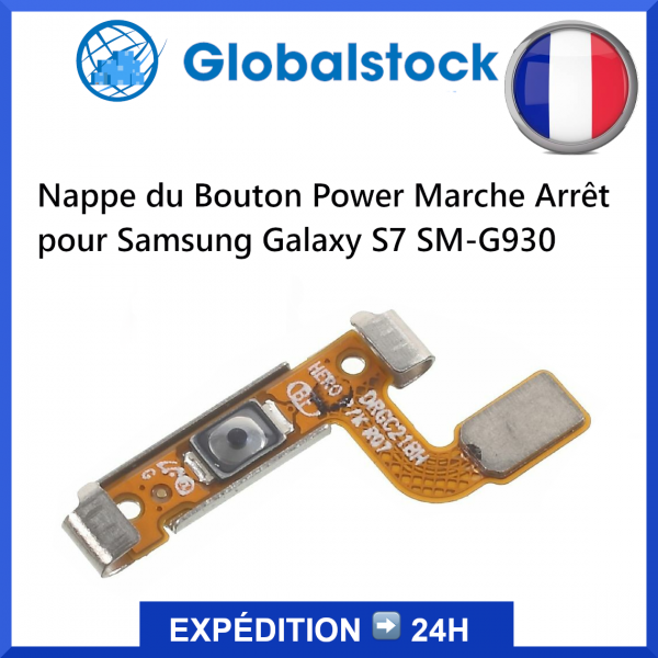 Nappe du Bouton Power Marche Arrêt pour Samsung Galaxy S7 SM-G930